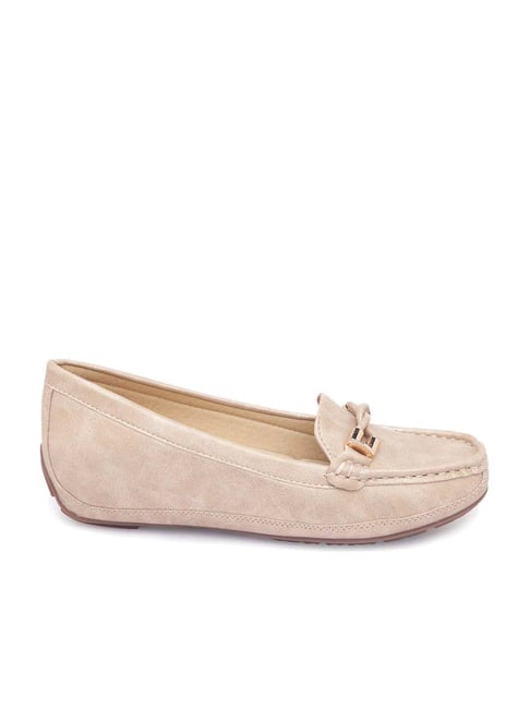 CERIZ Women's Arica Beige Loafers