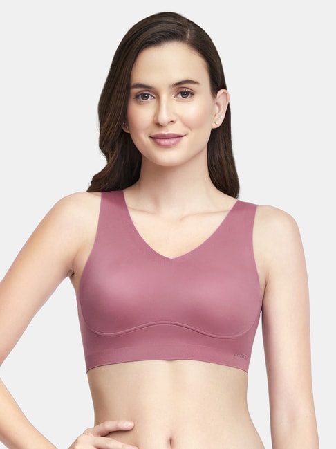 Amante Mauve Padded Sports Bra Price in India