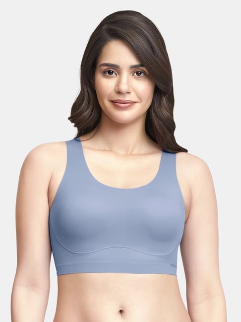 Amante Blue Padded Sports Bra Price in India