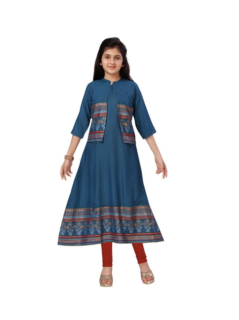 Buy Rangrasiya  Multicolor Cotton Blend Womens Straight Kurti  Pack of 1   Online at Best Price in India  Snapdeal