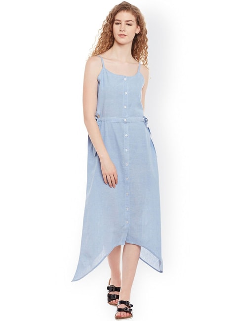 Belle Fille Blue Regular Fit Dress Price in India