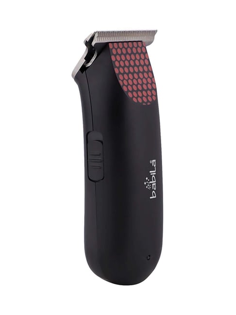 Babila BBT-E58 Prince Cordless USB Rechargeable Trimmer - 60 Min Runtime (Black)