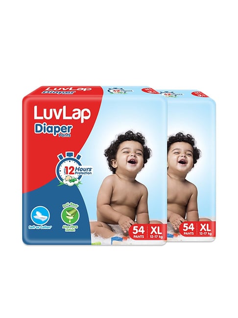 Buy Supples Premium Diapers, X-Large (XL), 54 Count, 12-17 Kg, 12 hrs  Absorption Baby Diaper Pants Online at Low Prices in India - Amazon.in