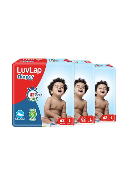 Buy Niine Baby Diaper Pants LargeL Size 914 KG Pack of 1 30 Pants  for Overnight Protection with Rash Control Online at Best Prices in India   JioMart