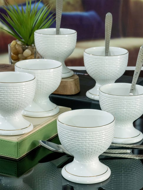 White gold bowl set on sale price