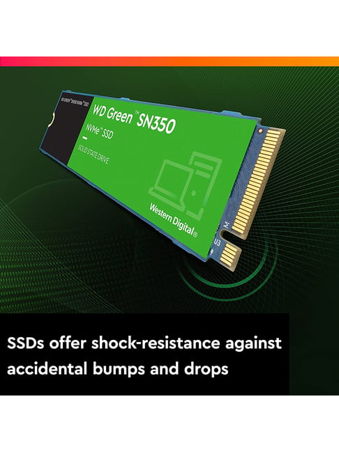 Buy WD Green SN350 WDS100T3G0C 1TB M.2 NVMe SSD (Green) Online At