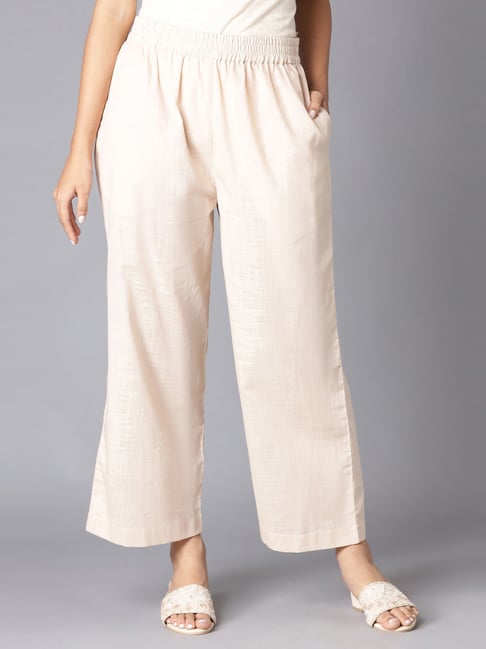 High Rise Linen WideLeg Pants  Plus Size Women Clothing  3HLinen  Australia
