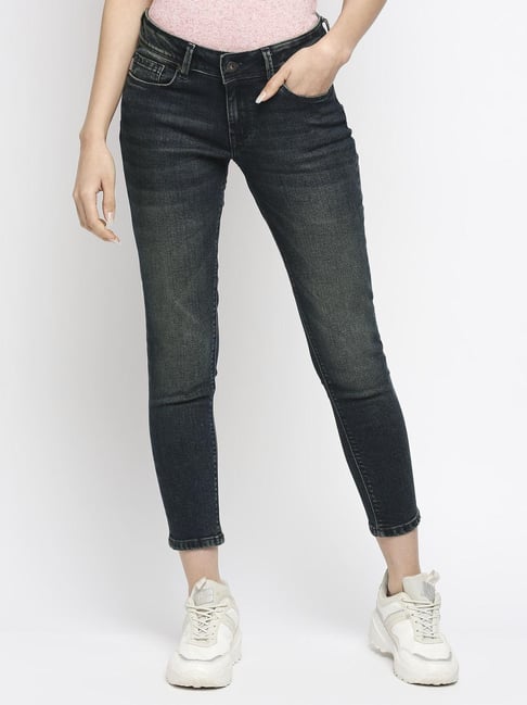 Pepe Jeans Black Skinny Fit Jeans