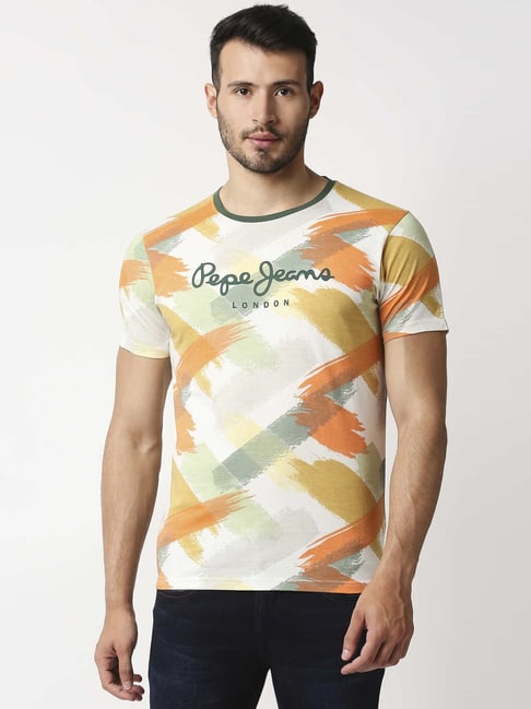 Pepe Jeans Multi Regular Fit Printed T-Shirt