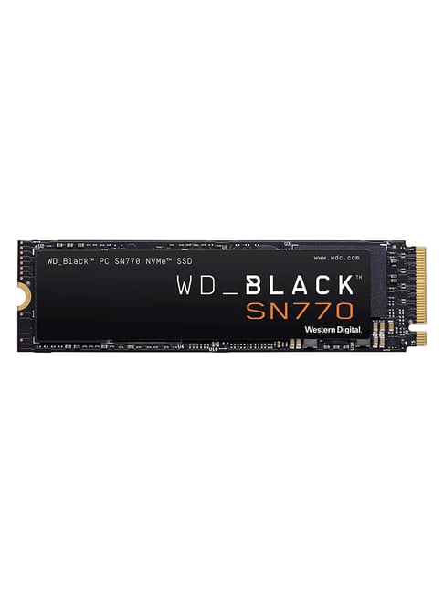WD WD_Black SN770 WDS500G3X0E 500GB PCIe NVMe SSD (Black)