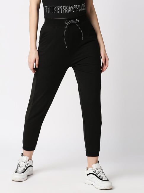 Pepe Jeans Black Graphic Print Joggers