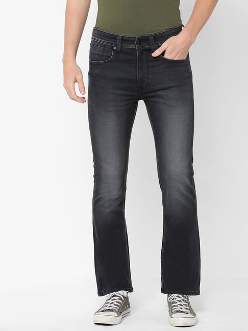 Pepe Jeans Tinted Black Regular Fit Jeans