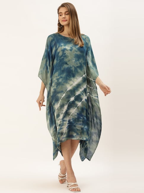 Women kaftan dress, Silk designer kaftan nighty, Beach kaftan Hawaii | Museo