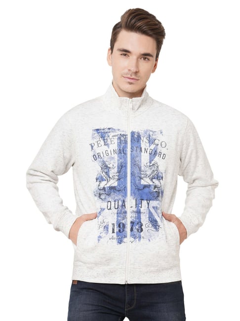 Pepe Jeans Grey Regular Fit Printed Sweatshirt