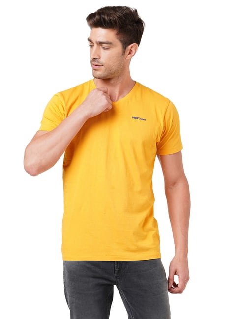 Pepe Jeans Yellow Regular Fit T-Shirt