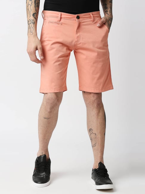 Pepe Jeans Peach Regular Fit Shorts