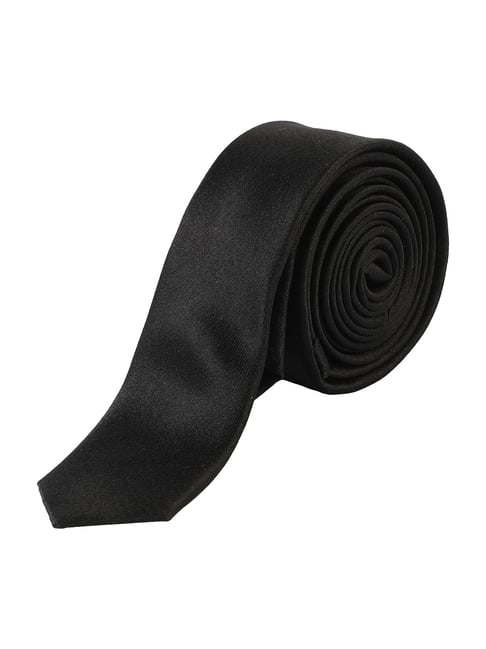 Alvaro Castagnino Solid Black Necktie