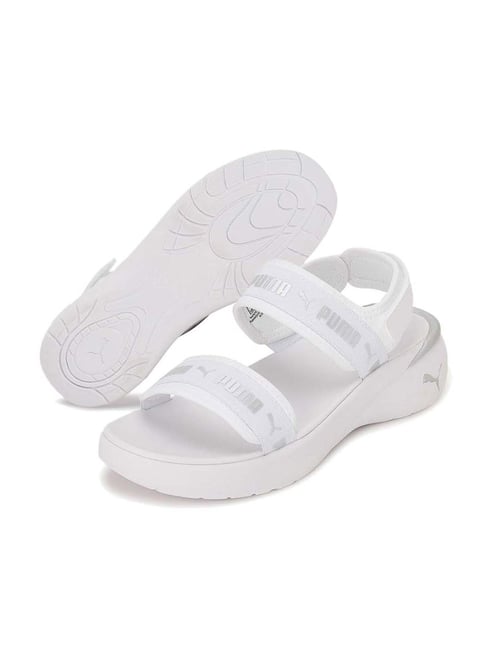 Puma Women's Sportie White Floater Sandals