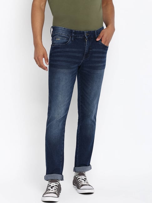 Wrangler Blue Skinny Fit Low Rise Jeans