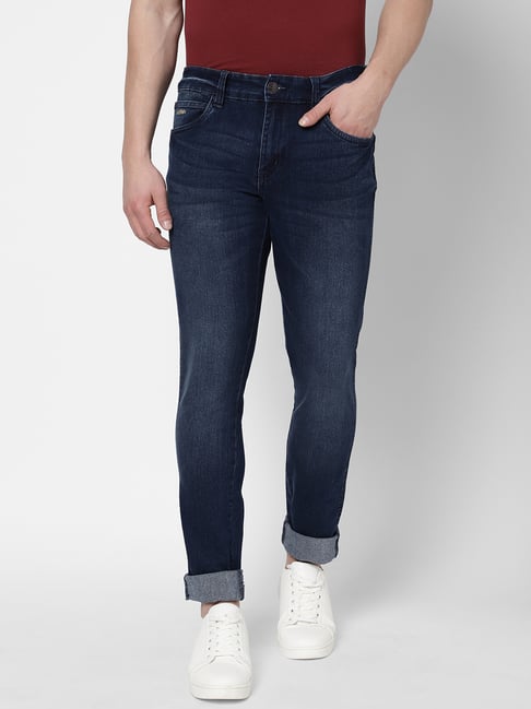 Wrangler Blue Skinny Fit Low Rise Jeans