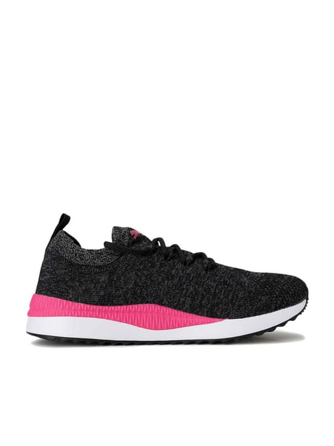 Puma Women's Pacer Next FS Knit Jet Black Running Shoes