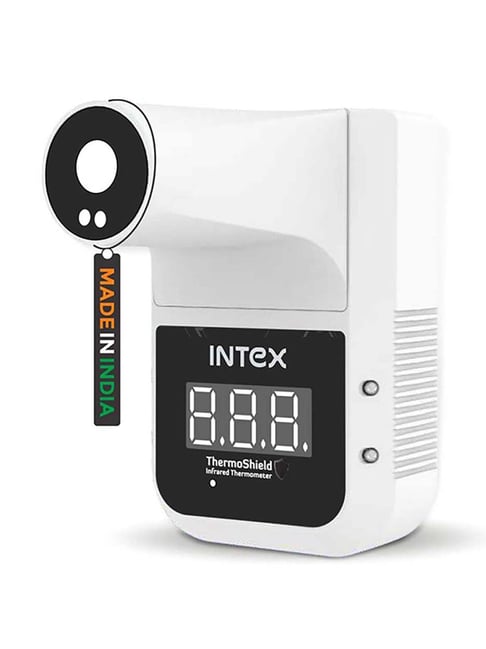 Intex Thermo Shield Wall Mount Automatic Digital Infrared Thermometer (White)