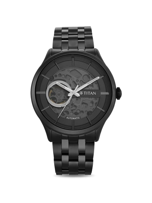 Titan 90140QM02 Metal Mechanicals Analog Watch for Men