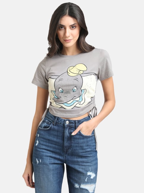 Kazo Grey Printed Top - Disney Collection