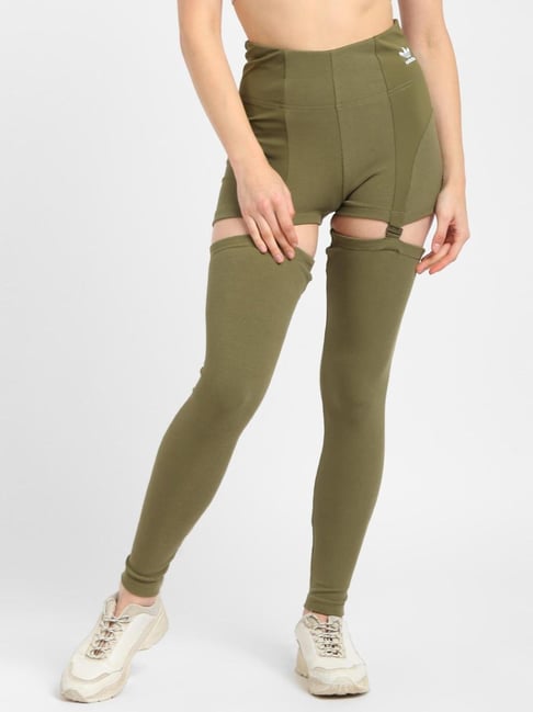 Olive adidas hot sale leggings