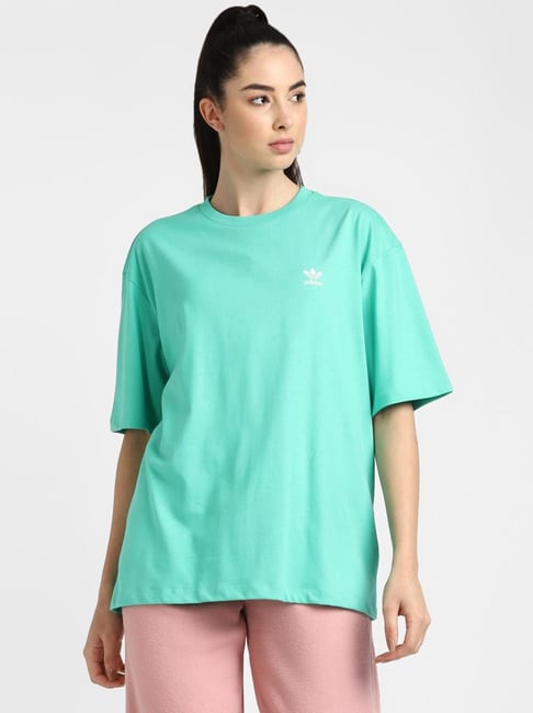Adidas Originals Green Graphic Print T-shirt Price in India