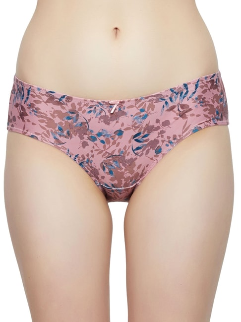Triumph Red Fashion 75 Floral Print Medium Coverage Hipster Brief Price in India