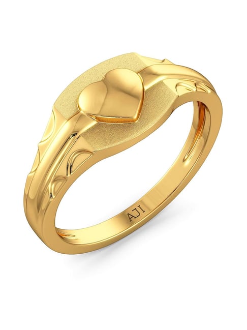 PC Jeweller 18k (750) Yellow Gold and Diamond Ring for Men : Amazon.in:  Jewellery