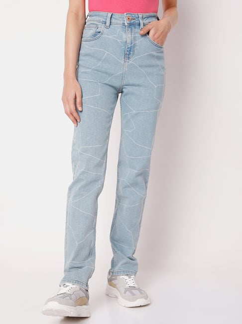 Vero Moda Light Blue High Rise Jeans