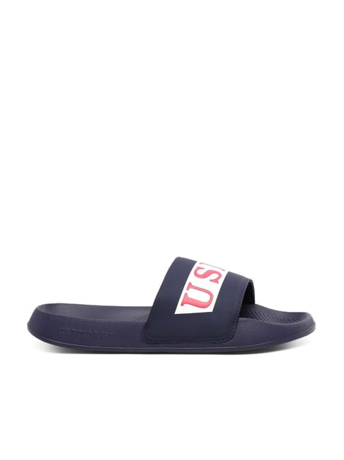 U S Polo Assn U.S. Polo Assn. Men's HARVEY 4.0 Navy Casual Sandals