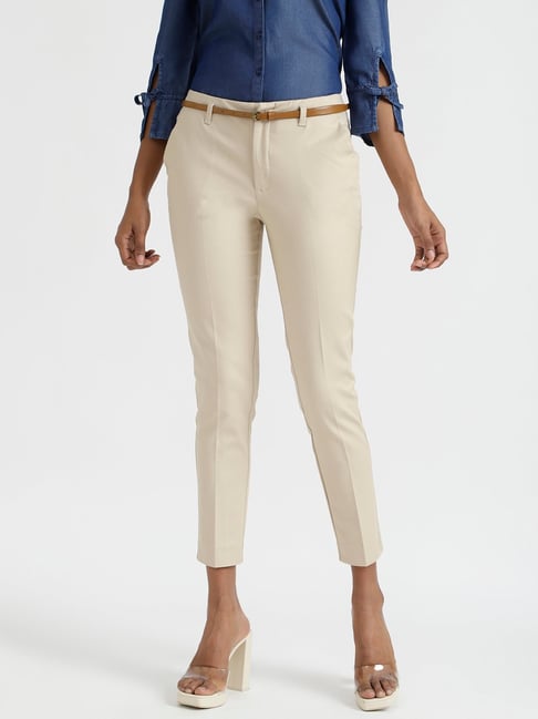Sera Trousers and Pants  Buy Sera Women Printed Regular Midrise Flatfront  Trouser Online  Nykaa Fashion