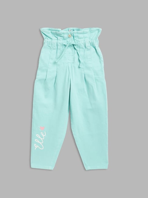 Elle Kids Sea Blue Regular Fit Jeans