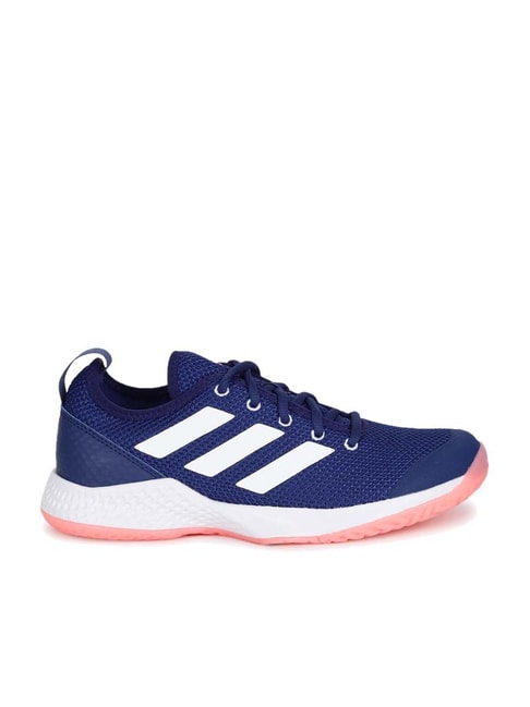 Adidas Women's Court Control Indigo Blue Tennis Shoes