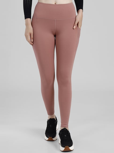 IKI CHIC Pink High Rise Leggings