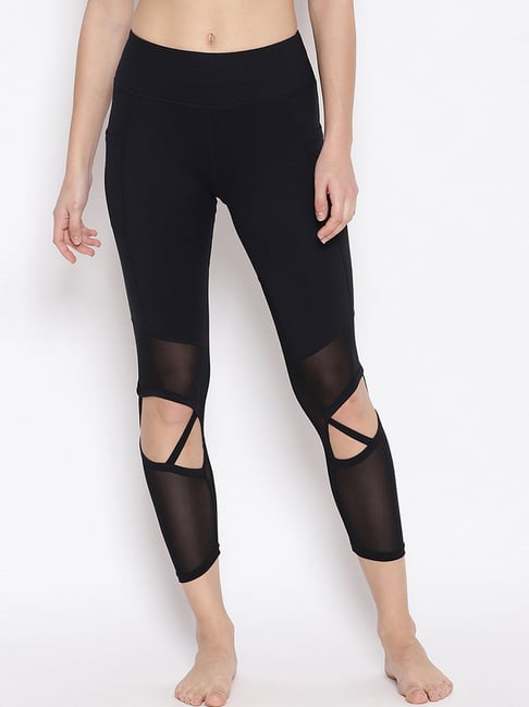 IKI CHIC Black High Rise Leggings