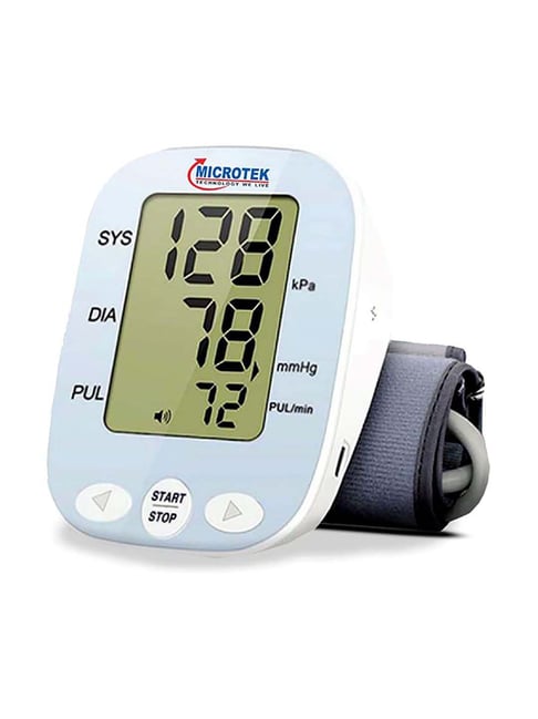 Microtek KF-65A Voice Upper Arm Blood Pressure Monitor (White)