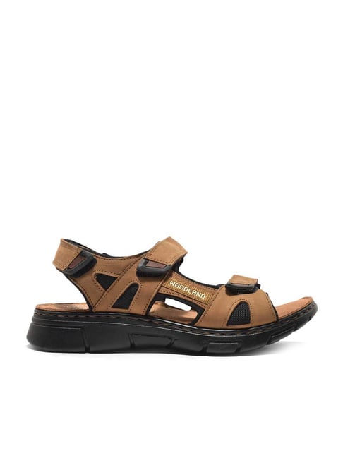 Woodland Men's Brown Floater Sandals