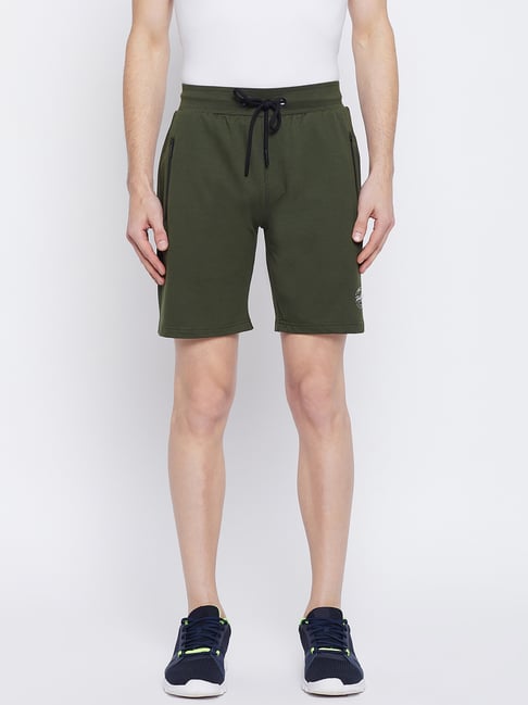 Duke Olive Regular Fit Shorts-picture-33