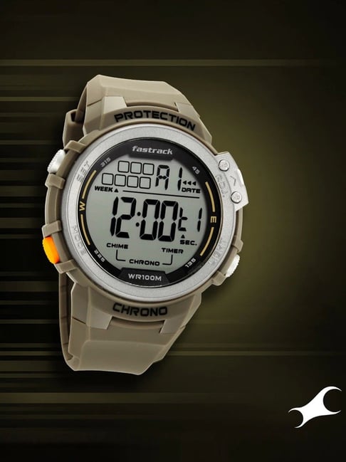 Fastrack digital watch online time setting