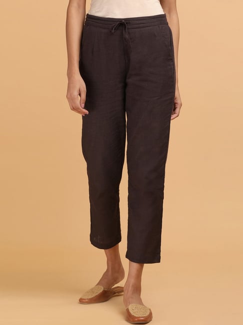 Bow linen trousers - Women curated on LTK