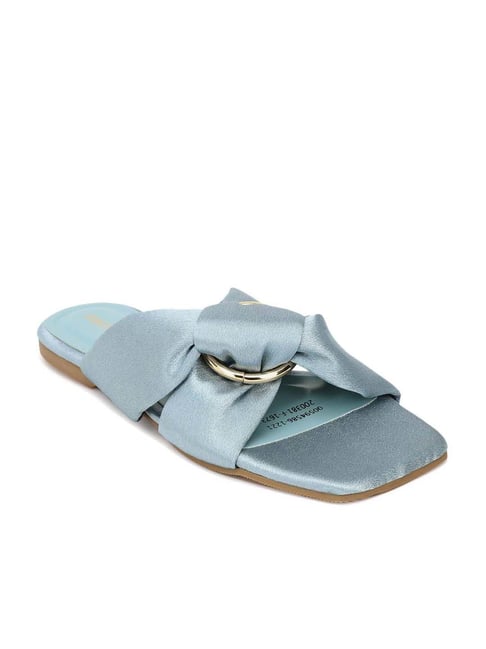 Buy Forever 21 Women's Blue Cross Strap Sandals for Women at Best