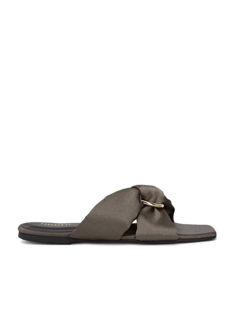 Buy Forever 21 Women's Black Cross Strap Sandals for Women at Best