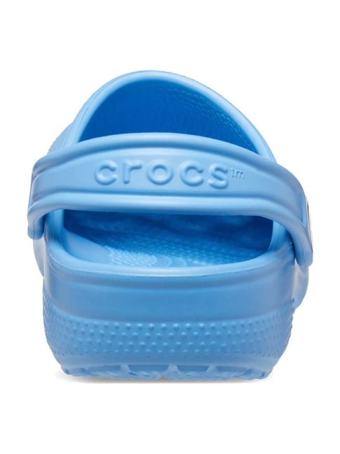 Crocs Kids Classic Sky Blue Back Strap Clogs