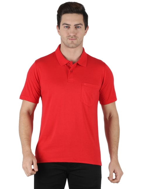 Monte Carlo Rose Red Regular Fit Polo T-Shirt