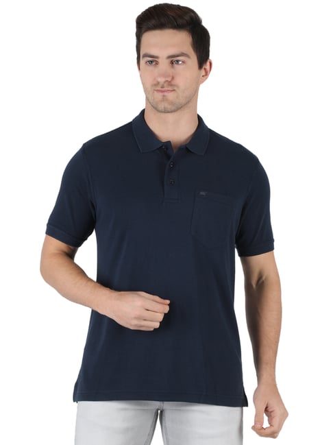 Monte Carlo Navy Regular Fit Polo T-Shirt