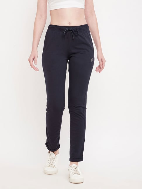 Octave Navy Slim Fit Trackpants